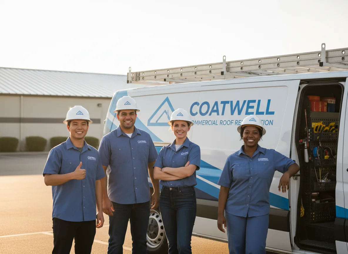 Commercial roof coating company in Underwood, WA